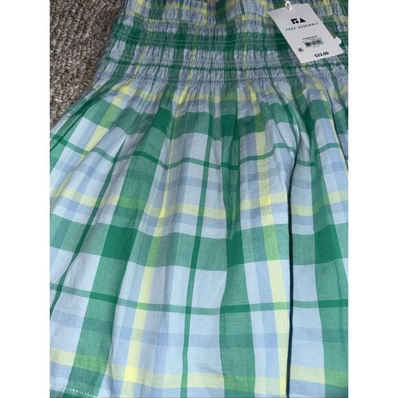 Free Assembly Womens Size Small Smocked Mini Skirt, Lined, NWT - Picture 2 of 6